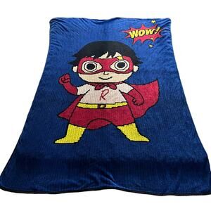 RYAN'S WORLD 62"x90" Super Soft Plush Large Blanket Bedding